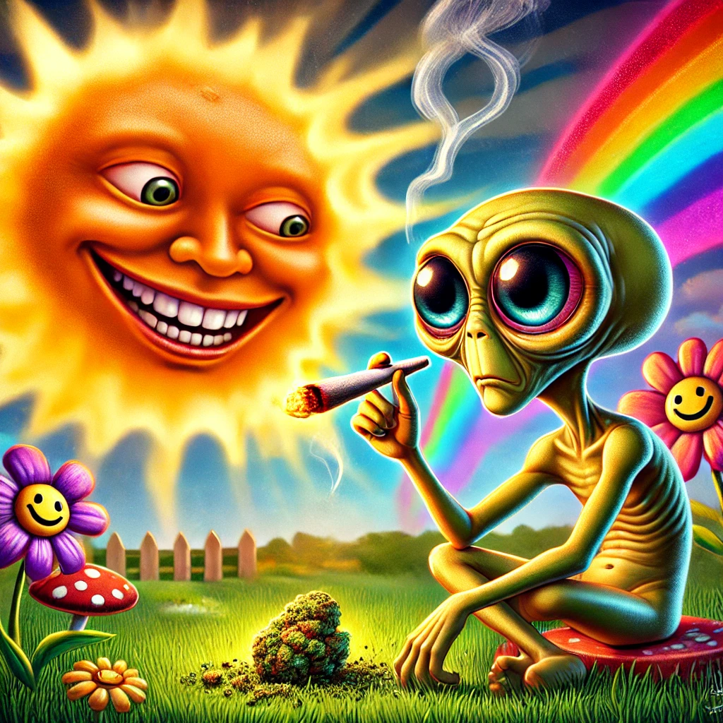 A picture of an alien