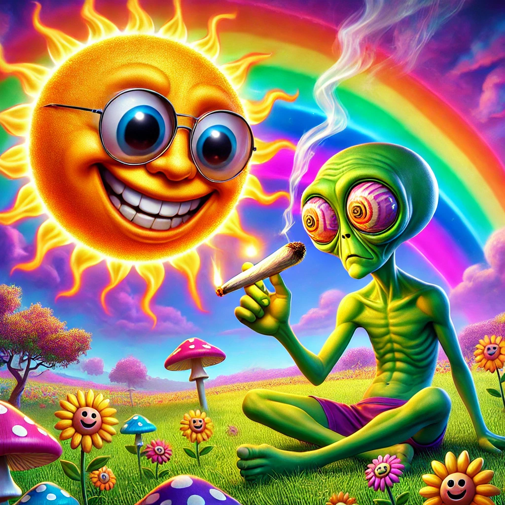 A picture of an alien
